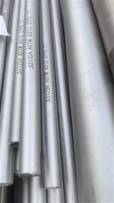 Premium ASTM A312 UNS S31254 254SMO rustfrit stålrør sendt til Mexico